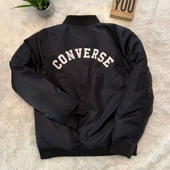 Boy’s Converse Bomber/Puffer Jacket - Size L 12/13 - EXCELLENT LIKE NEW COND! - Picture 3 of 11